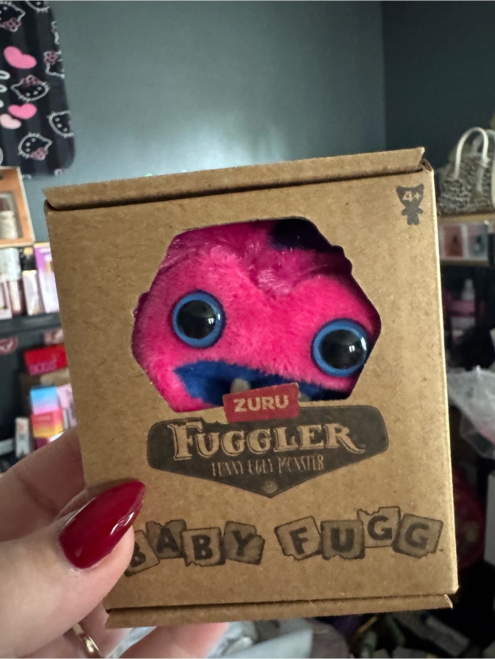 ZURU Fuggler Baby Fugg Plush in Bright Pink